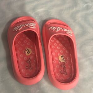 Barbie pink shoes size 3